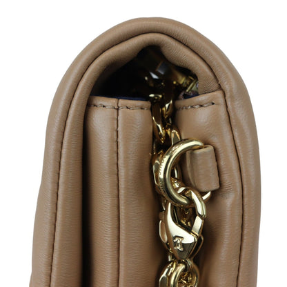 Louis-Vuitton Coussin Pochette Lambskin Embossed Monogram Camel GHW