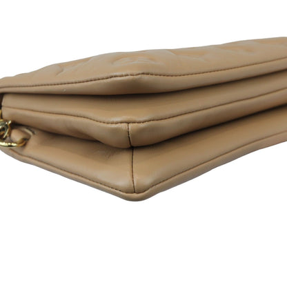 Louis-Vuitton Coussin Pochette Lambskin Embossed Monogram Camel GHW