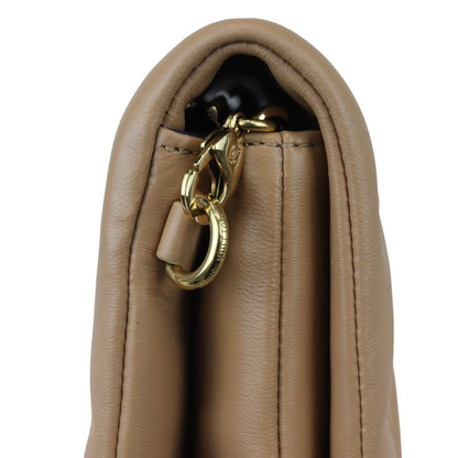 Louis-Vuitton Coussin Pochette Lambskin Embossed Monogram Camel GHW