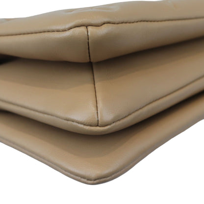 Louis-Vuitton Coussin Pochette Lambskin Embossed Monogram Camel GHW