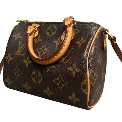 Louis-Vuitton Speedy Mini Monogram Brown GHW