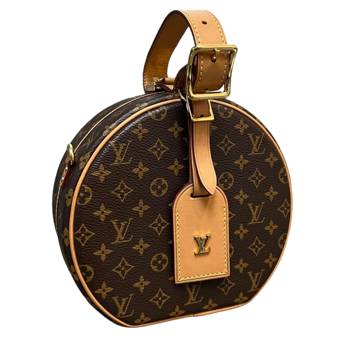 Louis-Vuitton Petite Boite Chapeau Monogram Canvas Brown GHW