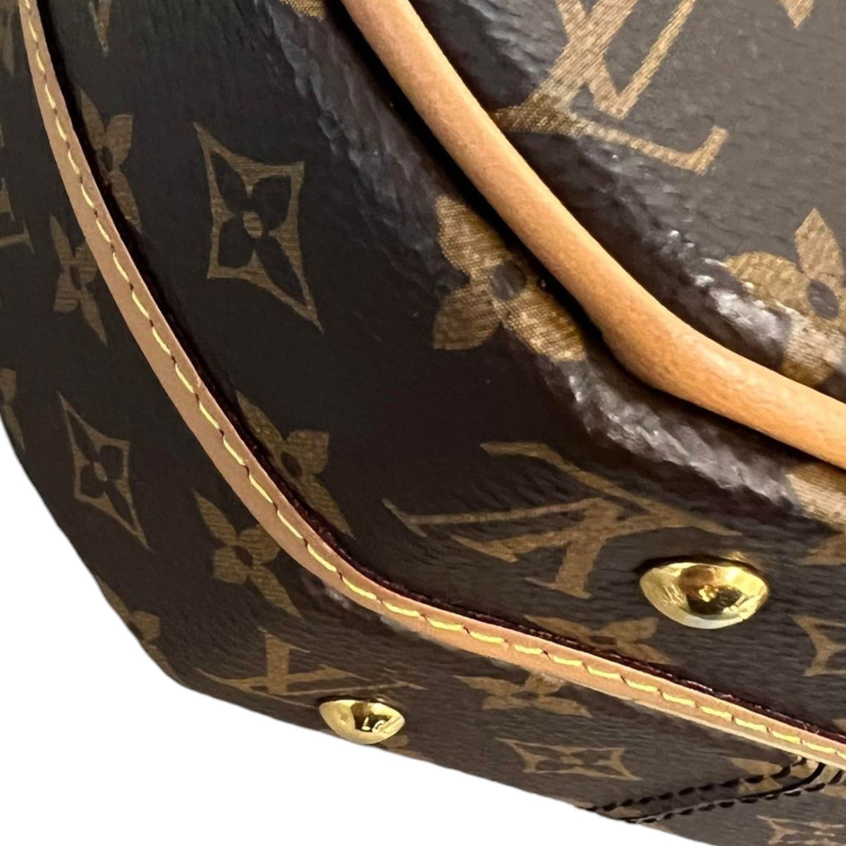 Louis-Vuitton Petite Boite Chapeau Monogram Canvas Brown GHW