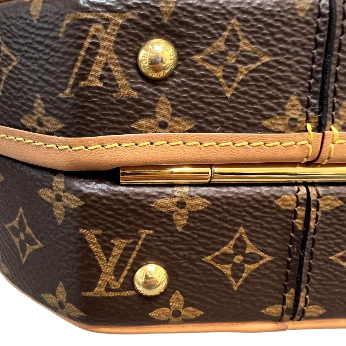 Louis-Vuitton Petite Boite Chapeau Monogram Canvas Brown GHW
