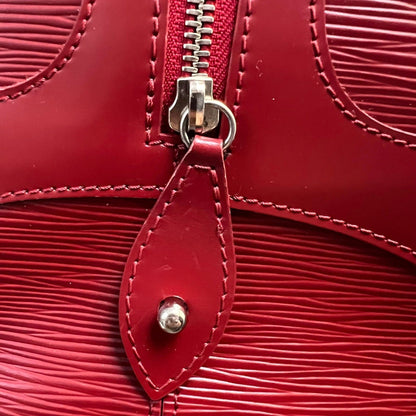 Louis-Vuitton Bowling Montaigne GM Epi Red SHW