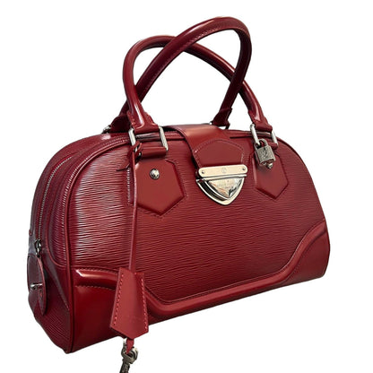 Louis-Vuitton Bowling Montaigne GM Epi Red SHW