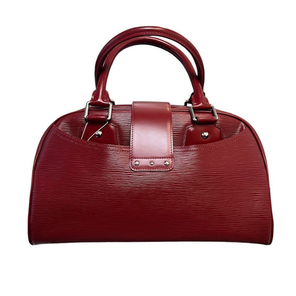 Louis-Vuitton Bowling Montaigne GM Epi Red SHW