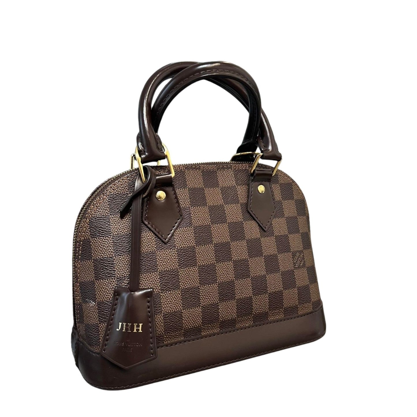 Louis-Vuitton Alma BB Damier Ebene Brown GHW