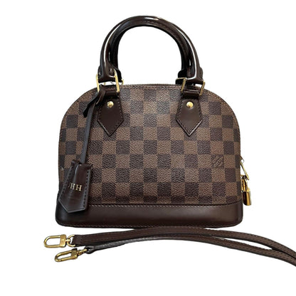 Louis-Vuitton Alma BB Damier Ebene Brown GHW