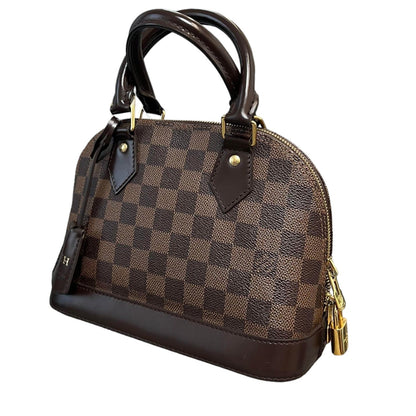 Louis-Vuitton Alma BB Damier Ebene Brown GHW