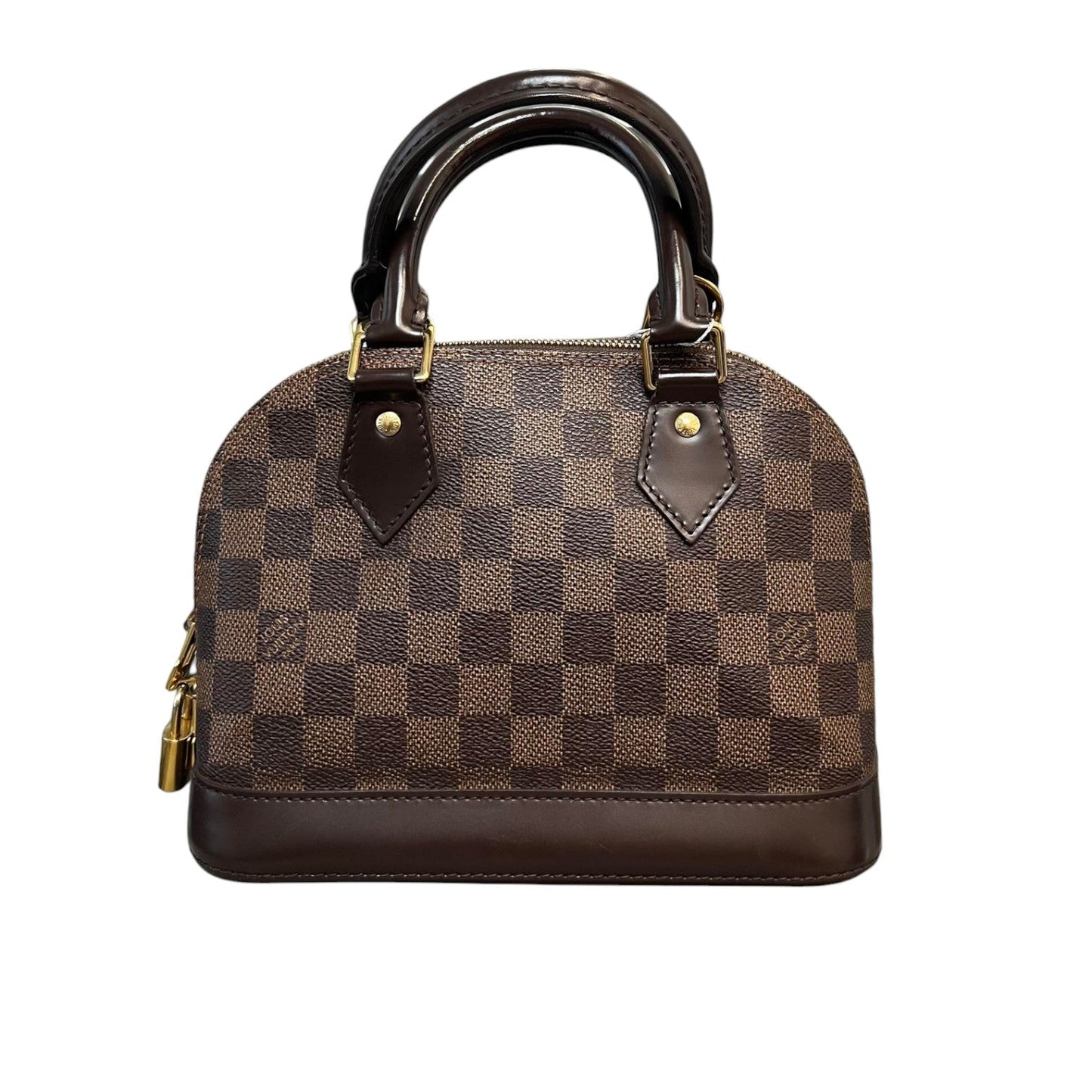 Louis-Vuitton Alma BB Damier Ebene Brown GHW