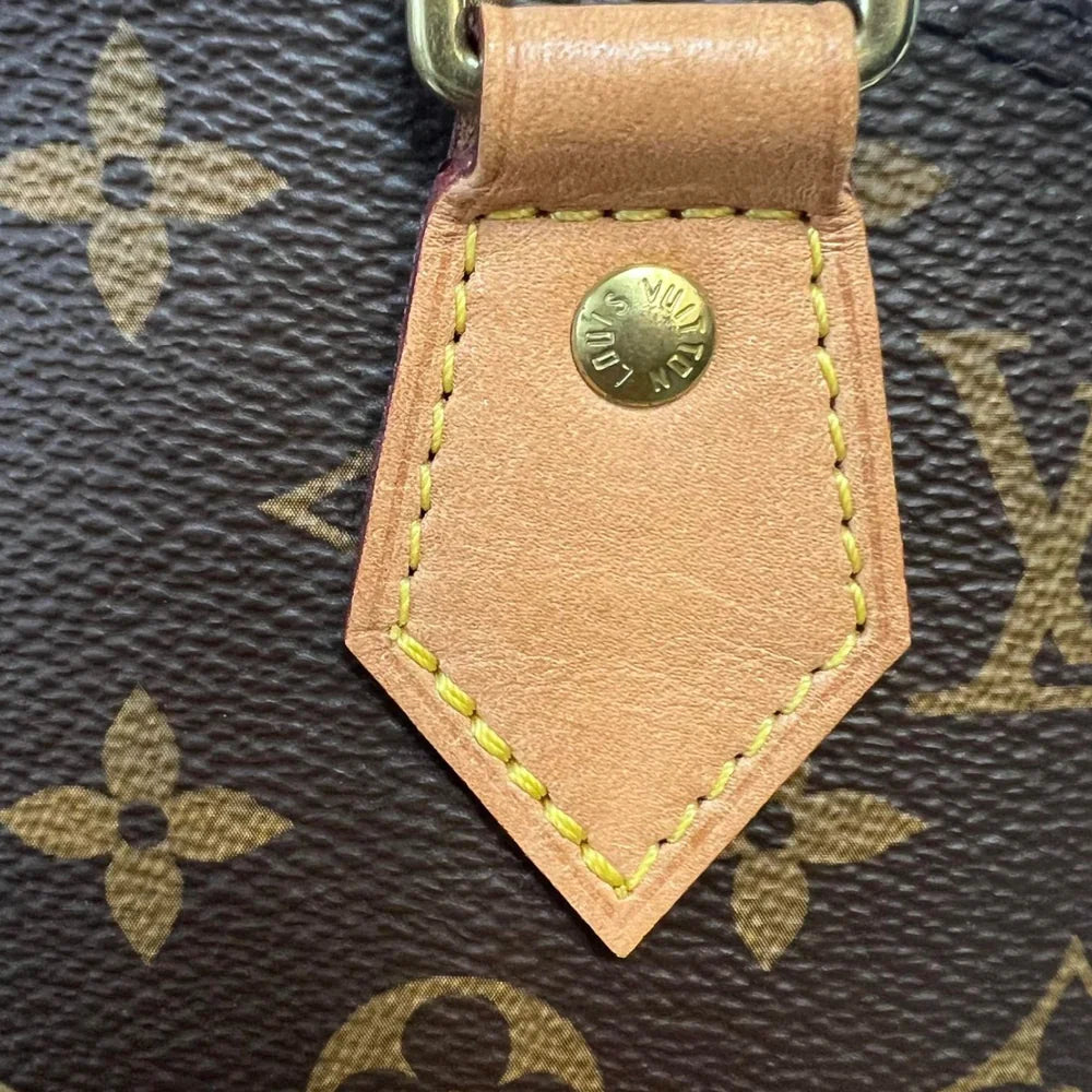 Louis-Vuitton Alma BB Monogram Canvas Brown GHW