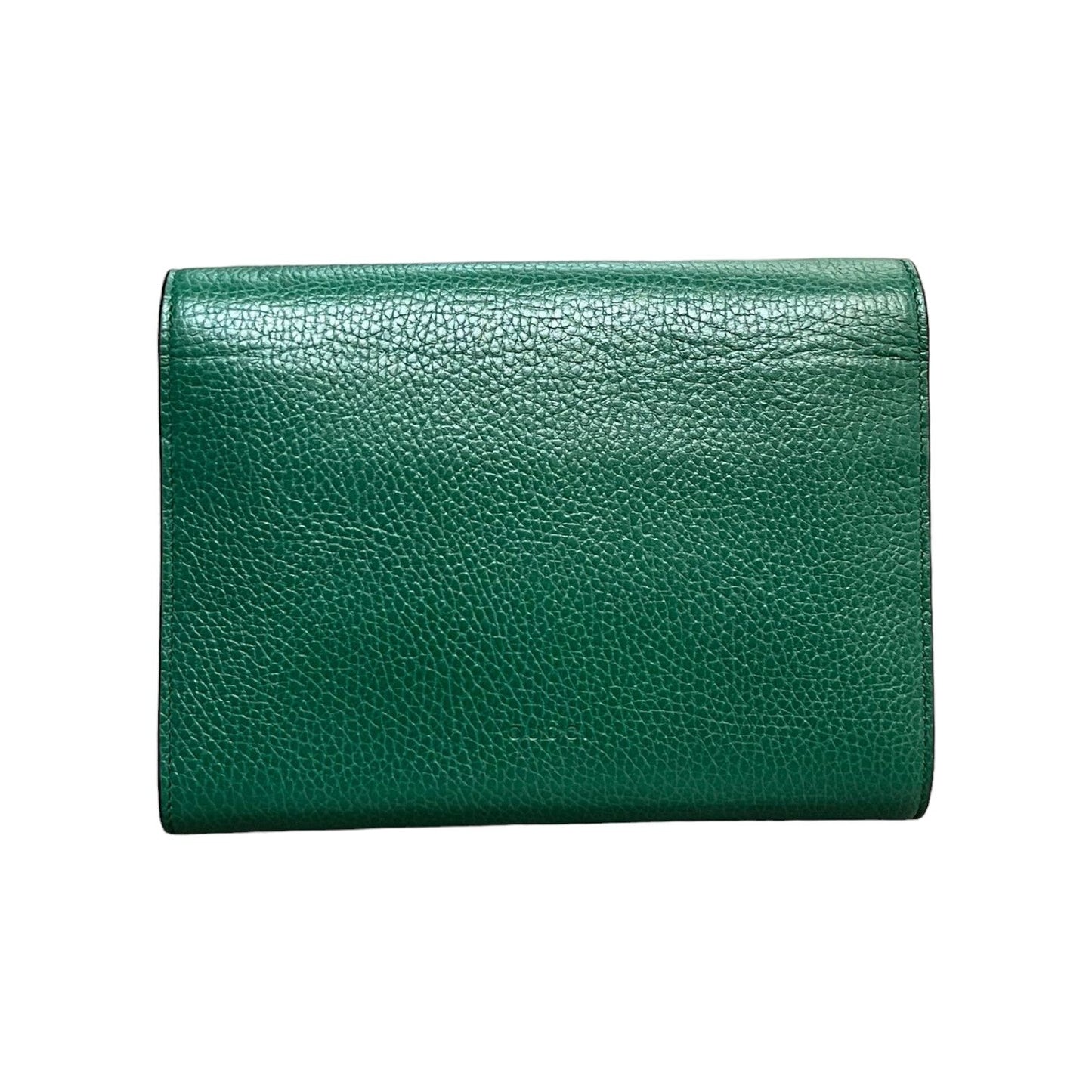Gucci Dionysus Chain Wallet Calfskin Mini Green MHW