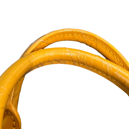 Louis-Vuitton Alma PM Vernis Patent Sunflower Yellow GHW
