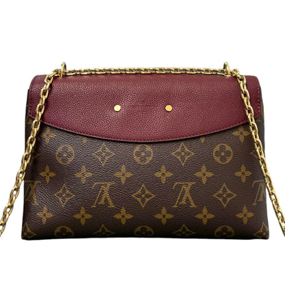 Louis-Vuitton Saint Placide Monogram Burgundy GHW