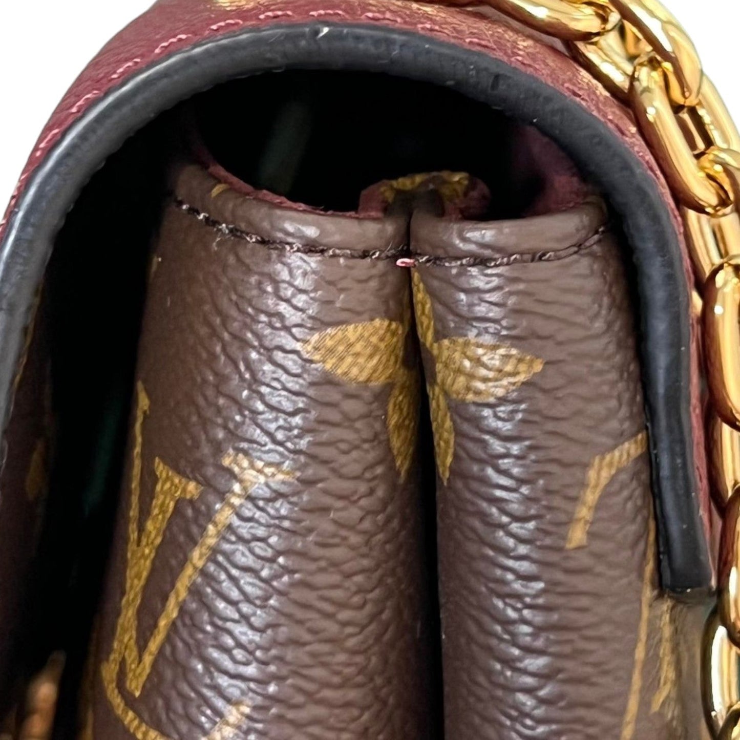 Louis-Vuitton Saint Placide Monogram Burgundy GHW