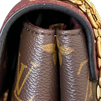 Louis-Vuitton Saint Placide Monogram Burgundy GHW