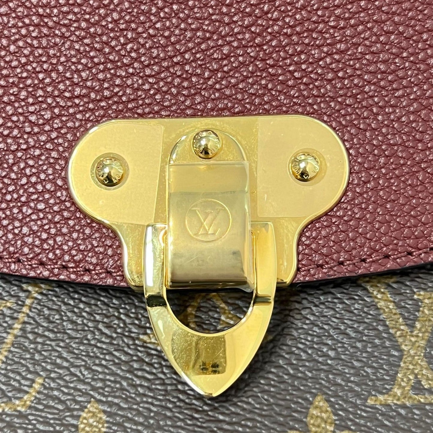 Louis-Vuitton Saint Placide Monogram Burgundy GHW