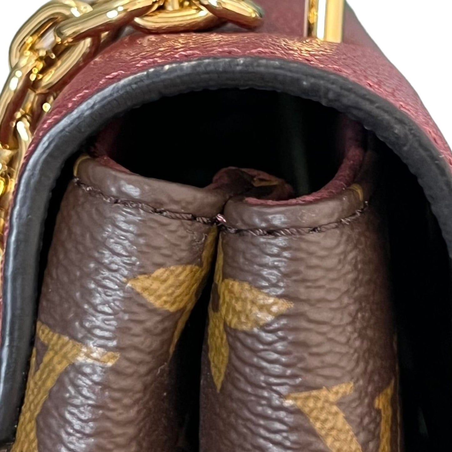 Louis-Vuitton Saint Placide Monogram Burgundy GHW