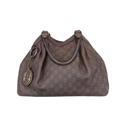 Gucci Sukey Tote Medium Guccissima Signature Mauve GHW