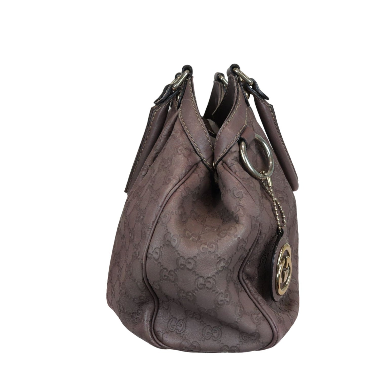 Gucci Sukey Tote Medium Guccissima Signature Mauve GHW