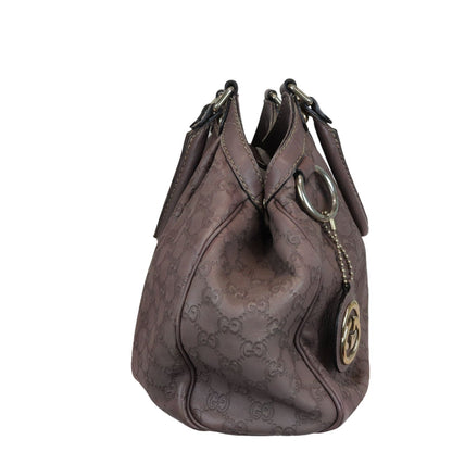 Gucci Sukey Tote Medium Guccissima Signature Mauve GHW