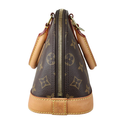 Louis-Vuitton Alma BB Monogram Canvas Brown GHW
