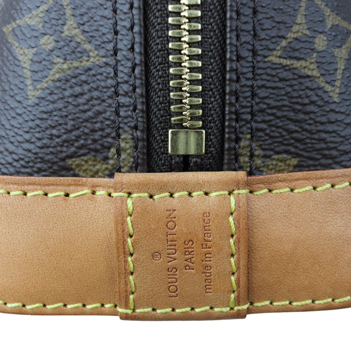 Louis-Vuitton Alma BB Monogram Canvas Brown GHW