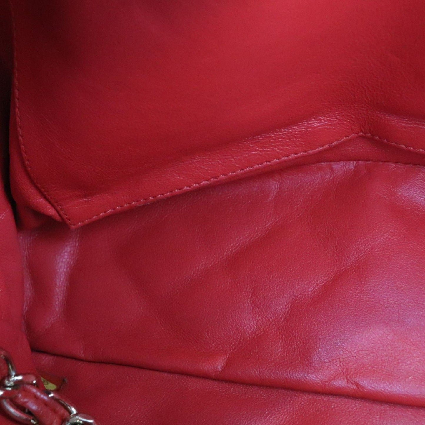Classic Flap Maxi Lambskin Quilted Coral GHW