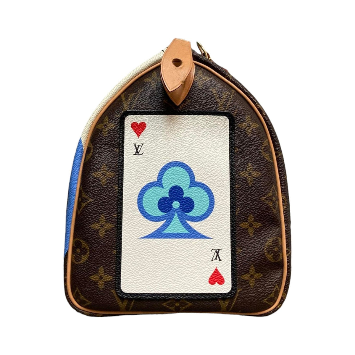 Louis-Vuitton Game on Speedy Bandouliere 30 Monogram Brown GHW