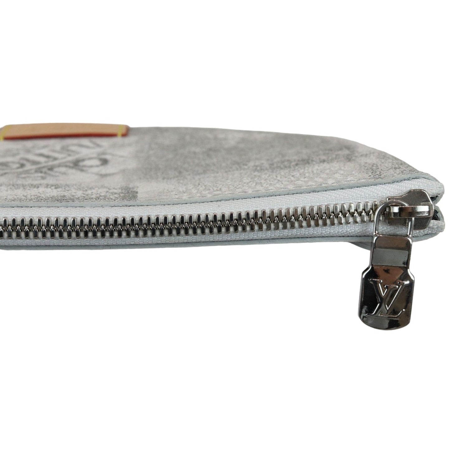 Louis-Vuitton Pouch Bag Set Damier Salt Stone Grey SHW