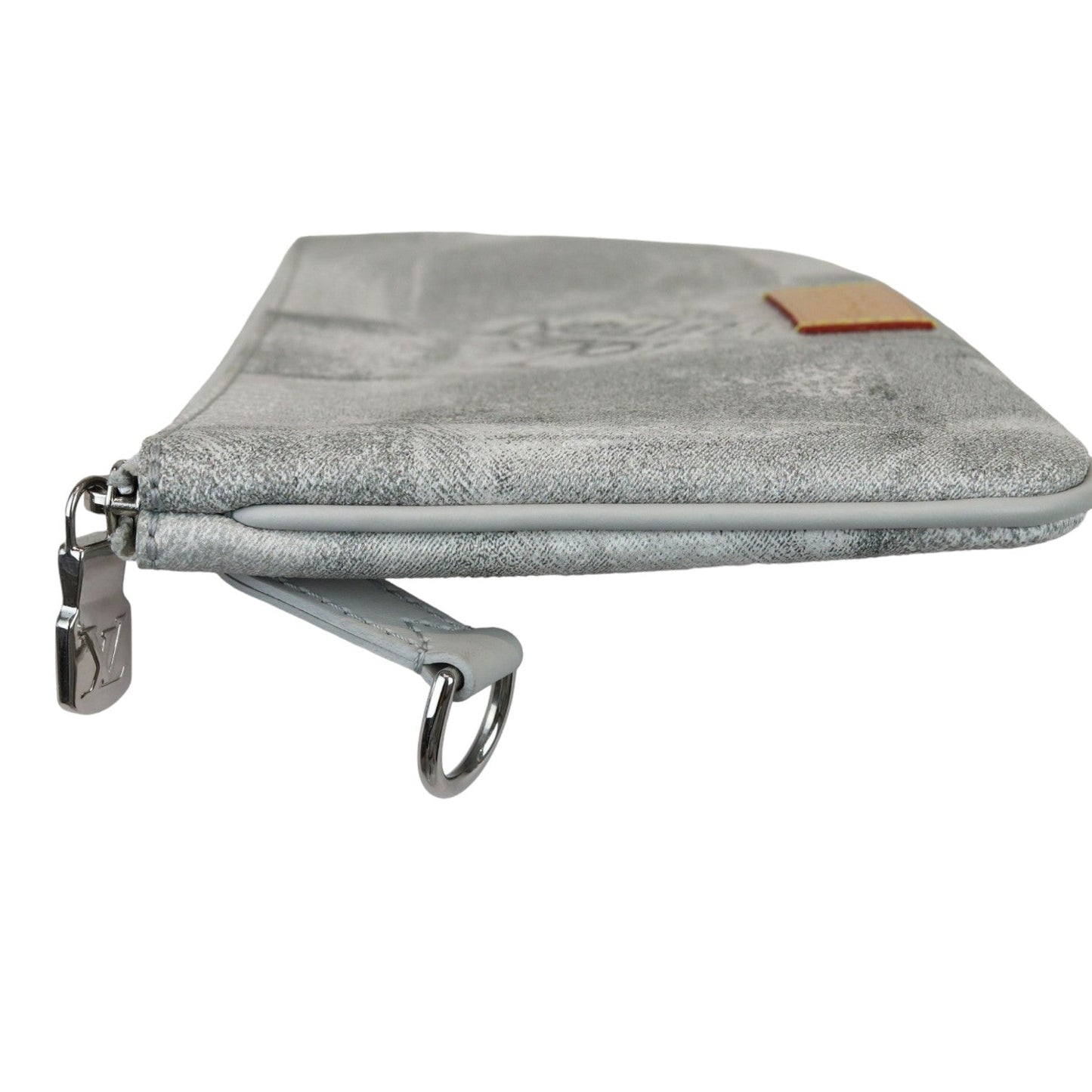 Louis-Vuitton Pouch Bag Set Damier Salt Stone Grey SHW
