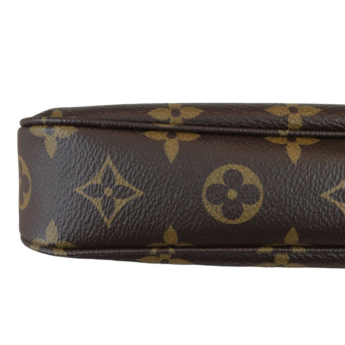 Louis-Vuitton Pochette Accessories Monogram Canvas Brown GHW