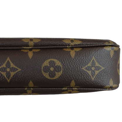 Louis-Vuitton Pochette Accessories Monogram Canvas Brown GHW