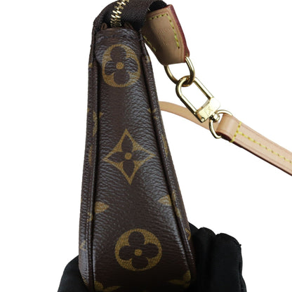 Louis-Vuitton Pochette Accessories Monogram Canvas Brown GHW