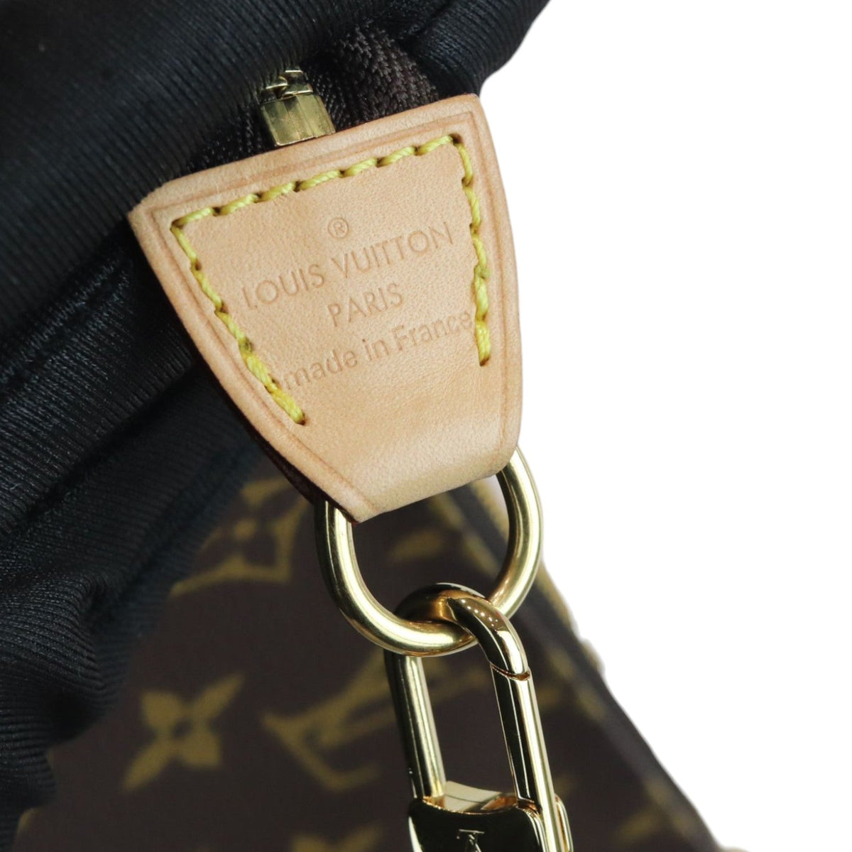 Louis-Vuitton Pochette Accessories Monogram Canvas Brown GHW