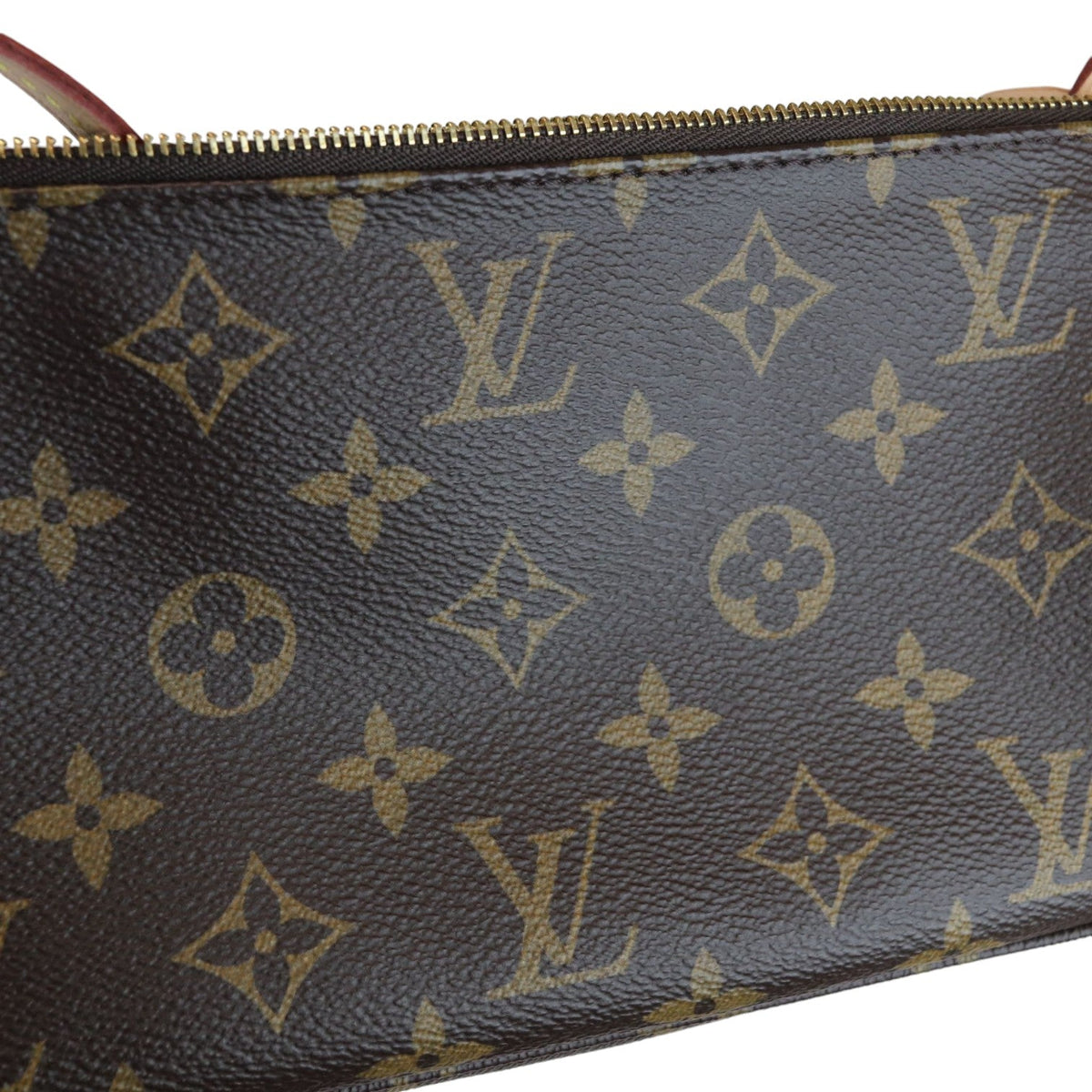 Louis-Vuitton Pochette Accessories Monogram Canvas Brown GHW