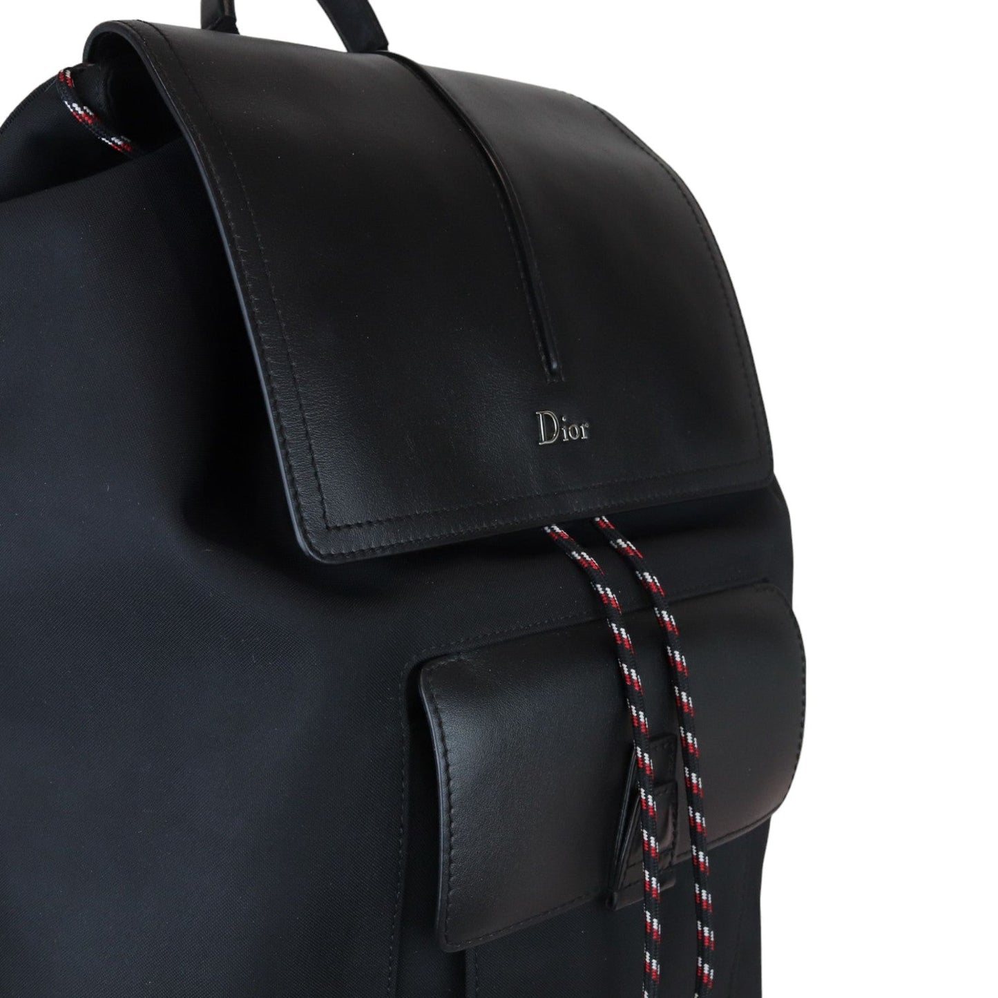 Motion Backpack Calfskin Nylon Black SHW