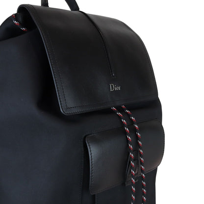 Motion Backpack Calfskin Nylon Black SHW