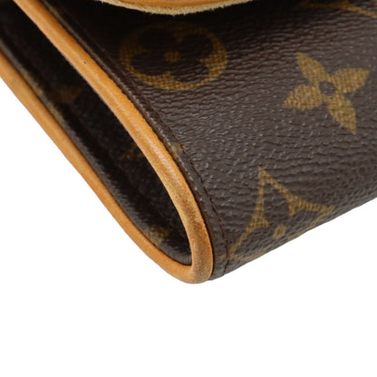 Louis-Vuitton Pochette Twin PM Monogram Brown GHW