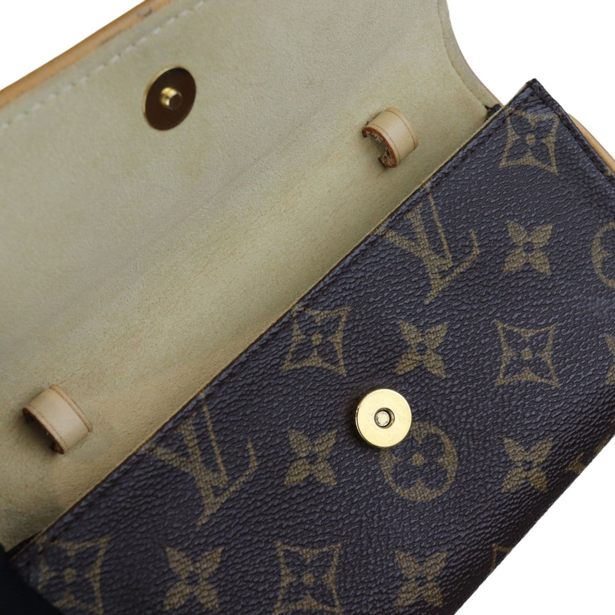 Louis-Vuitton Twin Pochette PM Monogram Brown GHW