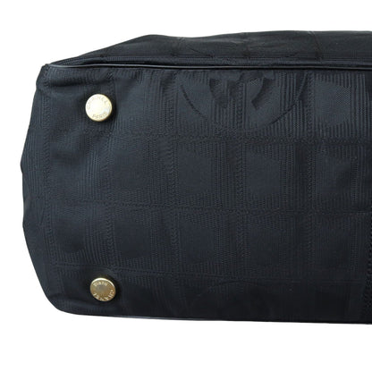 Travel Line Tote Medium Nylon Black GHW
