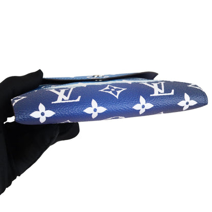 Louis-Vuitton Kirigami Pochette Monogram Escale Blue White SHW