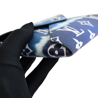 Louis-Vuitton Kirigami Pochette Monogram Escale Blue White SHW