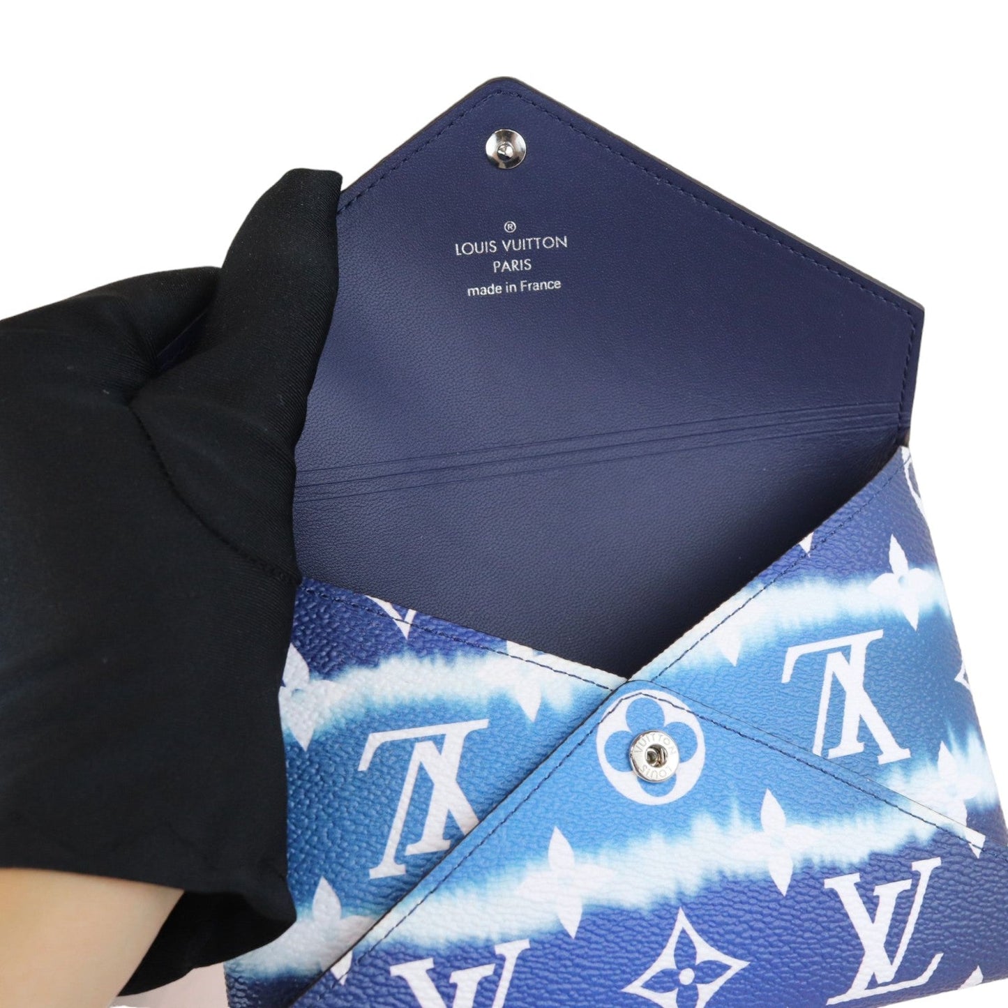 Louis-Vuitton Kirigami Pochette Monogram Escale Blue White SHW