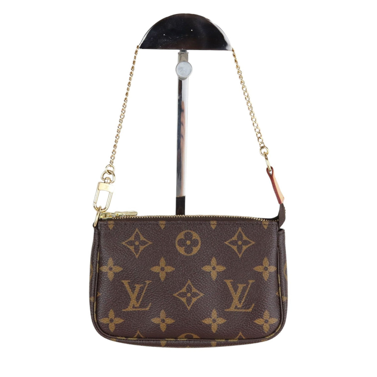 Louis-Vuitton Pochette Accessories Mini Monogram Brown GHW