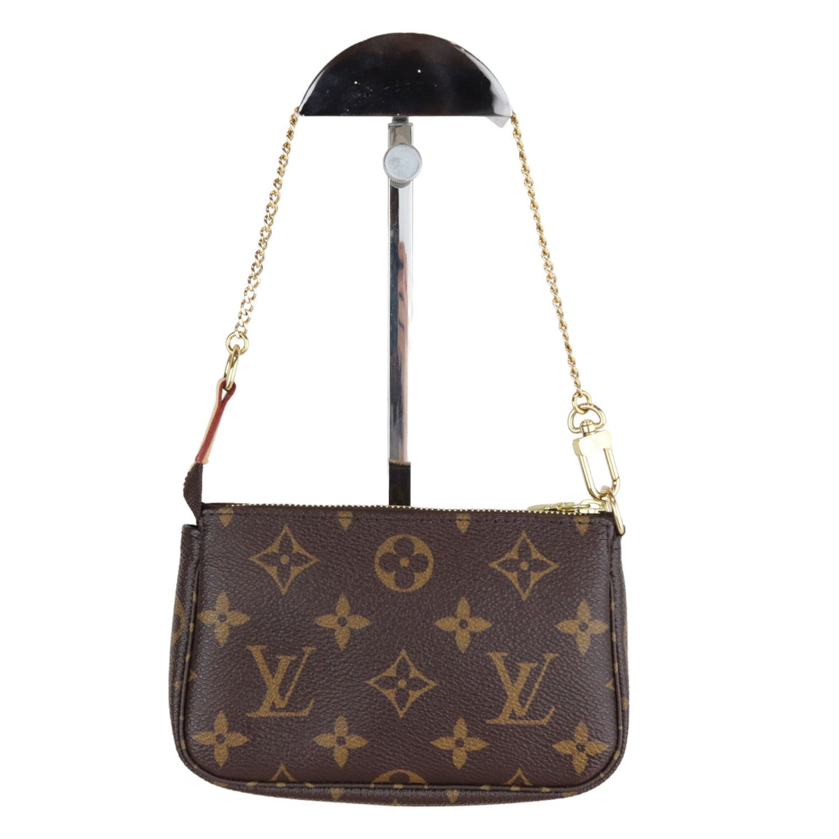 Louis-Vuitton Pochette Accessories Mini Monogram Brown GHW
