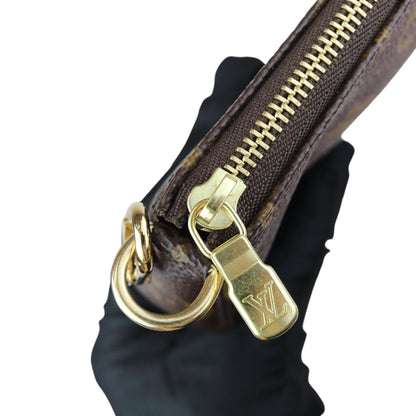 Louis-Vuitton Pochette Accessories Mini Monogram Brown GHW