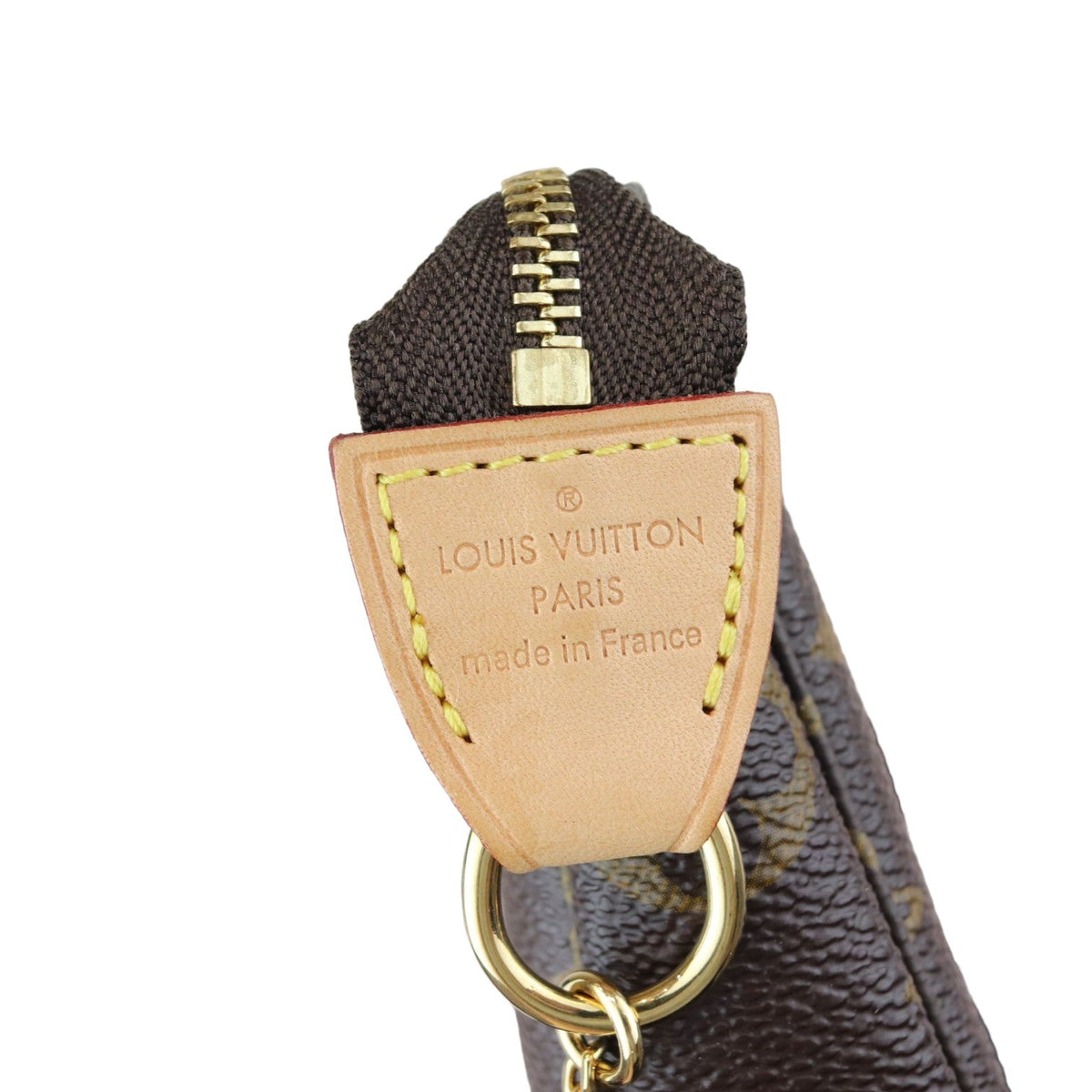 Louis-Vuitton Pochette Accessories Mini Monogram Brown GHW