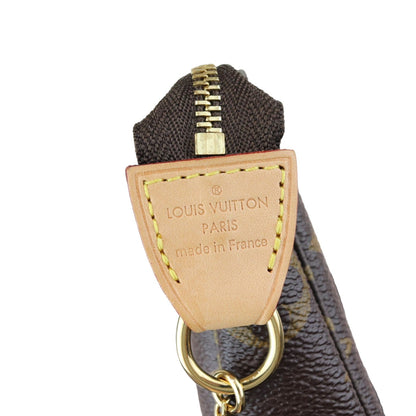 Louis-Vuitton Pochette Accessories Mini Monogram Brown GHW